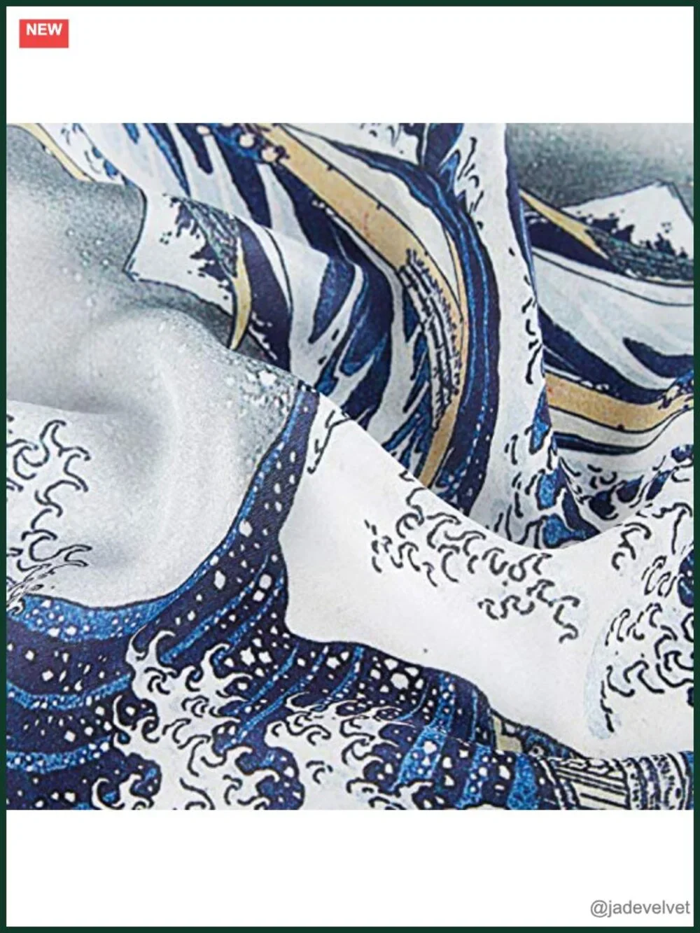 100% Silk Crepe Long Scarf Art Print Van Gogh